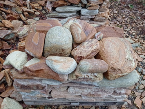 Златолит жёлтый, жёлто-зелёный глыбки и валуны для ланшафтного дизайна купить в Серпухову