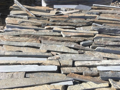 Горбушка златолит мультиколор для облицовки купить в Серпухову