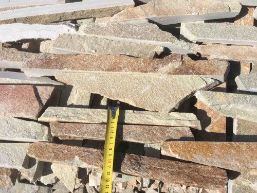 Горбушка златолит золотистый для облицовки купить в Серпухову