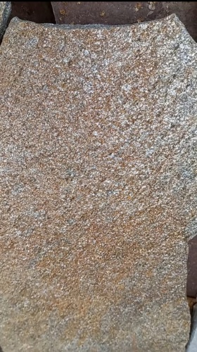 Плитняк златолит серебристый для цоколя, отмостки купить в Серпухову