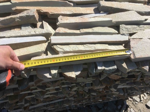 Горбушка златолит золотистый для облицовки купить в Серпухову