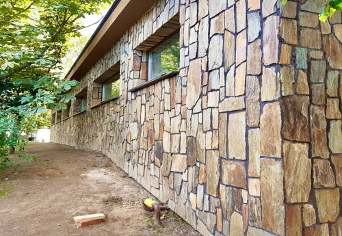 Плитняк кора дерева для цоколя, отмостки купить в Серпухову