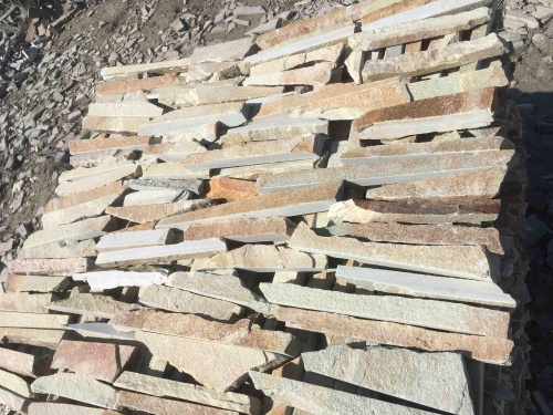 Горбушка златолит золотистый для облицовки купить в Серпухову