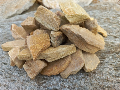 Златолит жёлтый декоративная каменная крошка купить в Серпухову