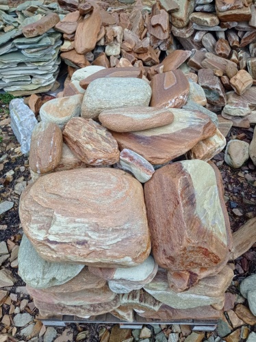 Златолит жёлтый, жёлто-зелёный глыбки и валуны для ланшафтного дизайна купить в Серпухову